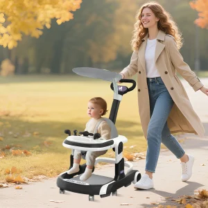 Multifunctional Baby Walker With Sunshade